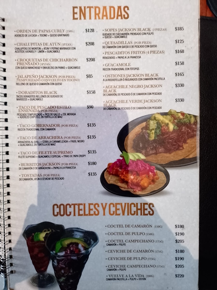 Jackson Black Mar y Tierra Menu - Image 5